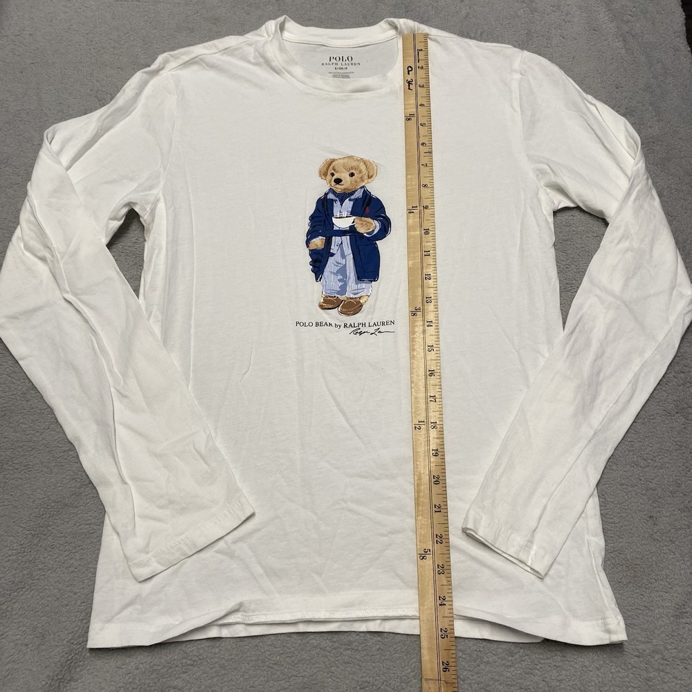 Polo Ralph Lauren Polo Bear Pajama Set Mens Small Shirt Pants Drawstring - Picture 5 of 13